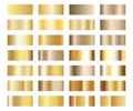 Gold gradient background vector icon texture metallic illustration for frame, ribbon, banner, coin and label Royalty Free Stock Photo