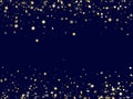 Gold gradient star dust sparkle vector background