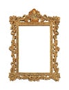 Gold grunge frame