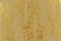 Gold grunge texture to create distressed effect. Patina scratch golden elements. Vintage abstract illustration. Royalty Free Stock Photo