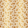 Gold grunge urban seamless pattern. Abstract contemporary background. Golden texture for design gift wrapper, wallpaper, wrapping