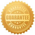 Gold guarantee seal Royalty Free Stock Photo