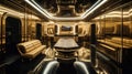 Gold & Gunmetal Gray: Futuristic Luxury Interiors by Steven Meisel