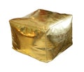 Gold hassock