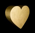 Gold heart