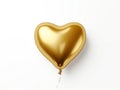 Gold heart balloon