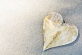 Gold heart Royalty Free Stock Photo