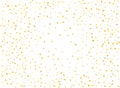 Gold hexagonal 3d confetti modern