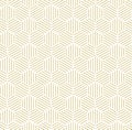 Gold Hexagonal Pattern Background