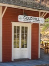 Gold Hill, Nevada railroad station Royalty Free Stock Photo