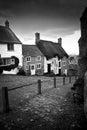 Gold Hill in Shaftesbury, Dorset, England. Royalty Free Stock Photo