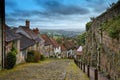 Gold Hill Shaftesbury Dorset England UK Royalty Free Stock Photo