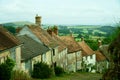 Gold Hill, Shaftesbury, England Royalty Free Stock Photo