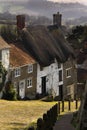 Gold Hill - Shaftsbury - Dorset - England Royalty Free Stock Photo