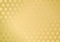 Gold Honeycomb Pattern Background Illustration