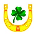 Gold horseshoe