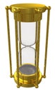 Gold hourglass