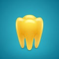 Gold human teeth