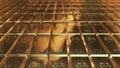 Gold ingots animation abstract background for finance 4K stock video