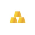 Gold Ingots clipart white background. Gold flat icon