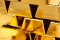 Gold ingots Royalty Free Stock Photo