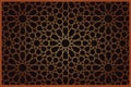 Gold Islamic Ornament Pattern