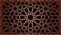 Gold Islamic Ornament Pattern