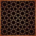 Gold Islamic Ornament Pattern