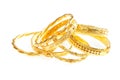 Gold jewelry Royalty Free Stock Photo