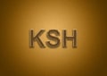 Gold Kenya shilling background symbol wallpaper