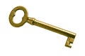 Gold key Royalty Free Stock Photo