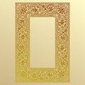 Gold Lace Frame.