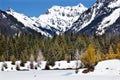 Gold Lake Spring Snow Snoqualme Pass Washington Royalty Free Stock Photo