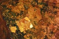 Gold Leaf ,Gold paper texture Royalty Free Stock Photo