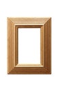 Gold leaf picture frame 2 Royalty Free Stock Photo