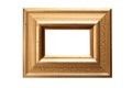 Gold leaf picture frame Royalty Free Stock Photo
