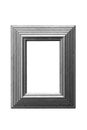 Gold leaf picture frame greyscale Royalty Free Stock Photo