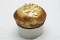 Gold leaf souffle