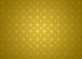 Gold Leaves Ornamental Pattern Background Wallpaper