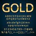 Gold letter