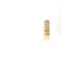 Gold Lighthouse icon isolated on white background. 3d illustration 3D render Royalty Free Stock Photo