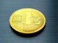 Gold litecoin bitcoin coin