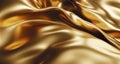 Gold luxury fabric background 3d render Royalty Free Stock Photo