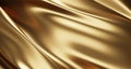 Gold luxury fabric background 3d render Royalty Free Stock Photo