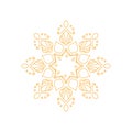 Luxury Ornamental Mandala isolated on White
