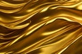 Gold luxury silk, golden fabric texture, yellow abstract background Royalty Free Stock Photo