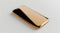 The Gold Luxury Smartphone.AI generated image Royalty Free Stock Photo