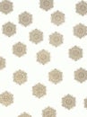 Gold mandalas on a white background