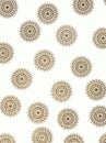 Gold mandalas on a white background