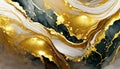 gold Marble ink abstract art from exquisite original painting for abstract background, Generative AI